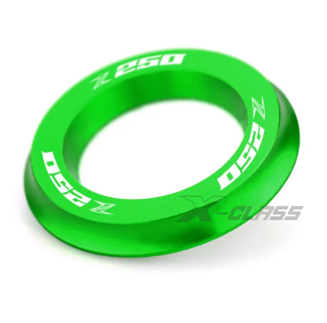 Мотоциклетный ключ зажигания Обложка кольцо протектор CNC аксессуары для Kawasaki Z250