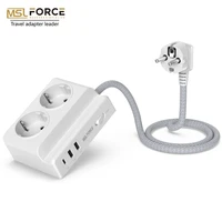 smart phone holder power strip socket with surge protection eu plug with switch outlet usb extension socket for home and office