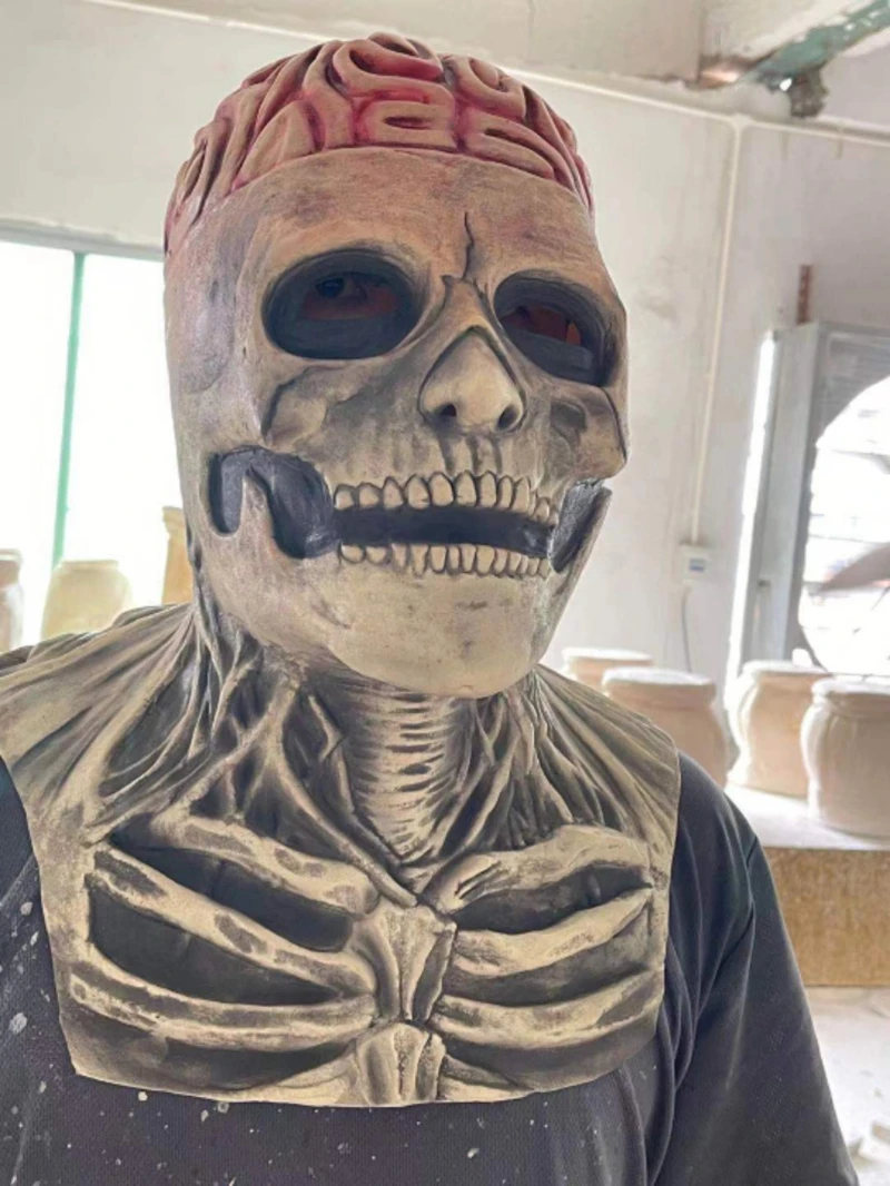 

Halloween Mask Full Head Skull Mask Skeleton Mask Halloween Costume Horror Evil Scary Masks Holiday Party Masquerade Dropship