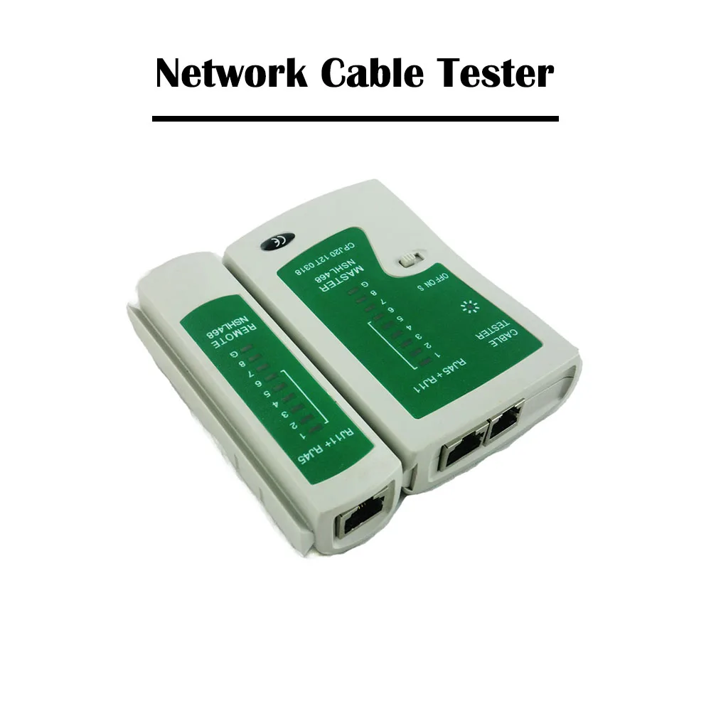Сетевой Кабельный тестер RJ 11 RJ12 RJ45 порт Cat5 Cat6 Lan провод детектор телефонной линии