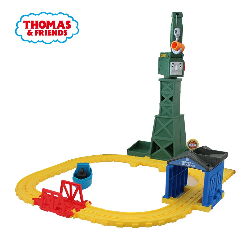 

Thomas and Friends Cranky At The Docks Working Train Toys Thomas' Friend Diecast Car Building Railway Learning Toy for Kid DWB96