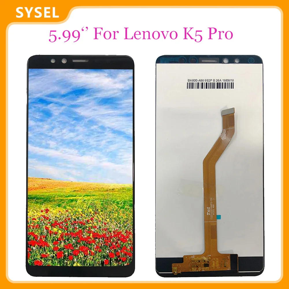 ЖК-дисплей 5 99 ''для Lenovo K5 Pro дигитайзер сенсорный экран датчик в сборе