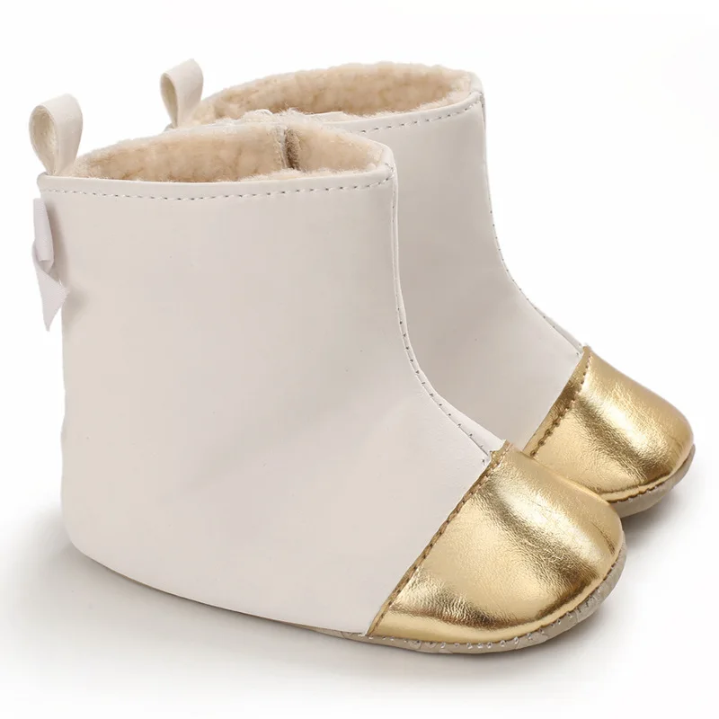 Водонепроницаемые детские ботинки Зимняя обувь для новорожденных девочек