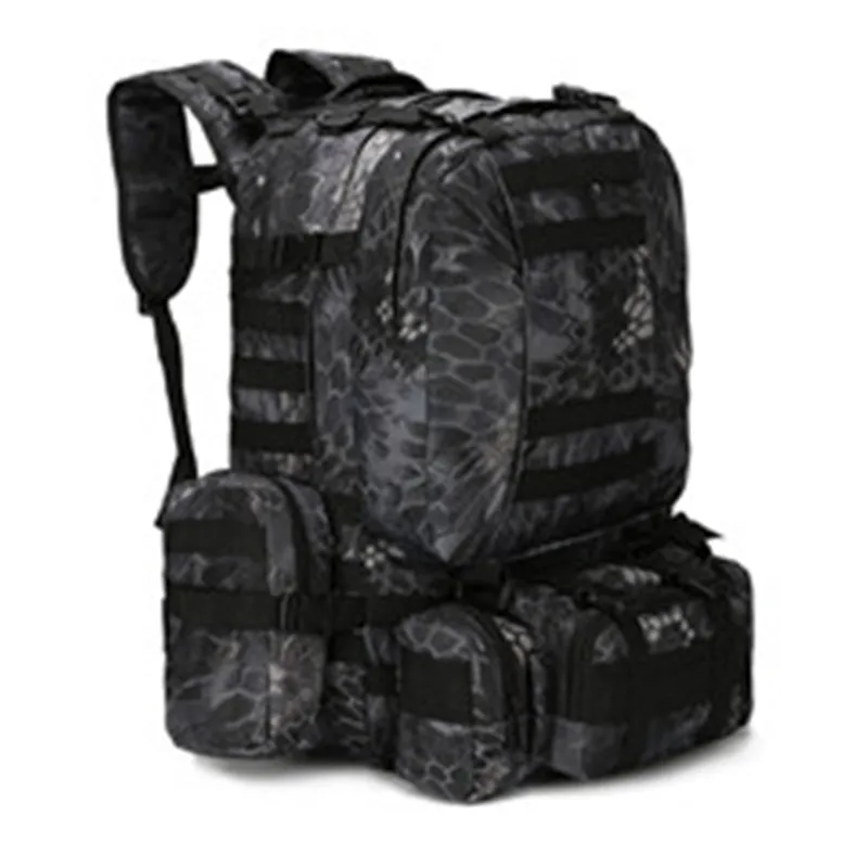 4 шт./компл. 45L Оксфорд спортивная сумка для улицы Mochila тактический военный рюкзак