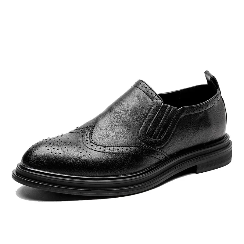 2021 мужские классические туфли ручной работы в стиле броги кожаные свадебные