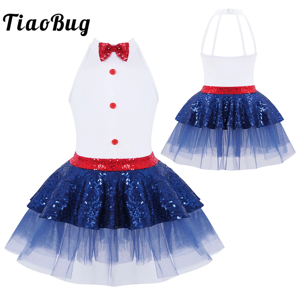 Детское балетное платье-пачка с блестками TiaoBug - купить по
