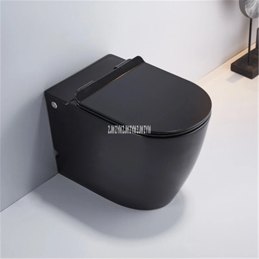 side button P-Trap A376 A380 ванная комната электрический импульс Туалет Tankless цельный ночной табурет Санузел Предотвращающая появление запаха Сифон-вихревой керамический унитаз - Цвет: side button P-Trap