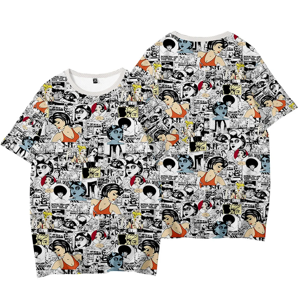 

3D T-shirt Summer Casual Men's t shirts Fashion Harbour wind Graphic T Shirts Men Streetwear Women Pullover Short sleeve Tee Top