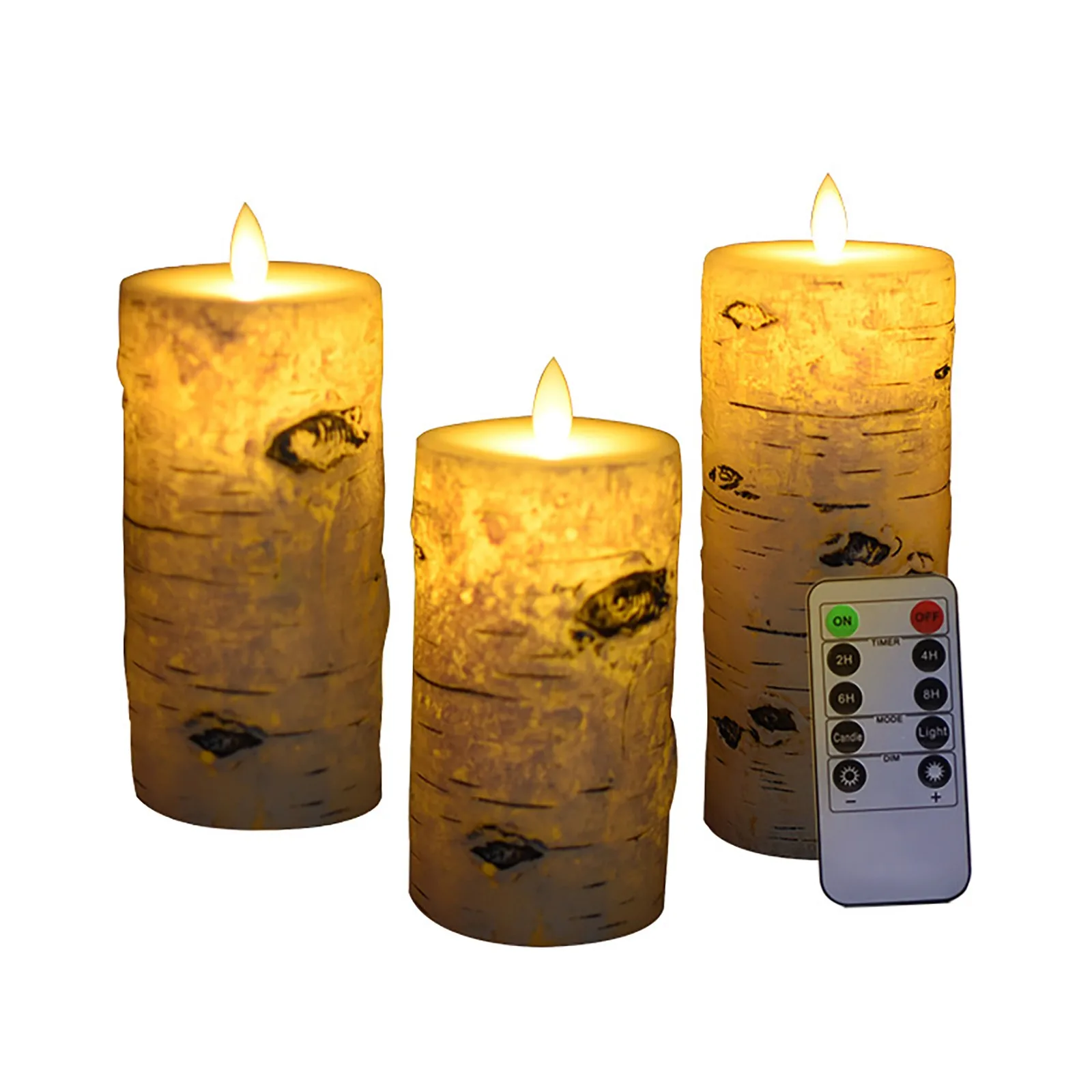 

3pcs/set Led Flameless Candle Lights Remote Flickering Tea Candles Battery Powered For Home Wedding Birthday Party Decoration