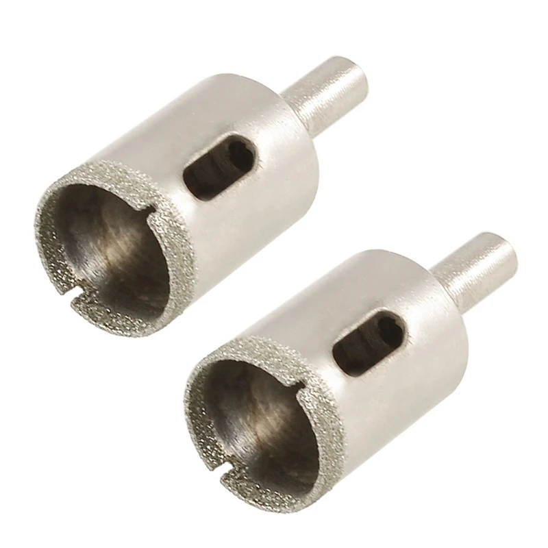 

2pcs 20mm Diamond Tipped Drill Bit Ceramic Tile Glass Hole Saw