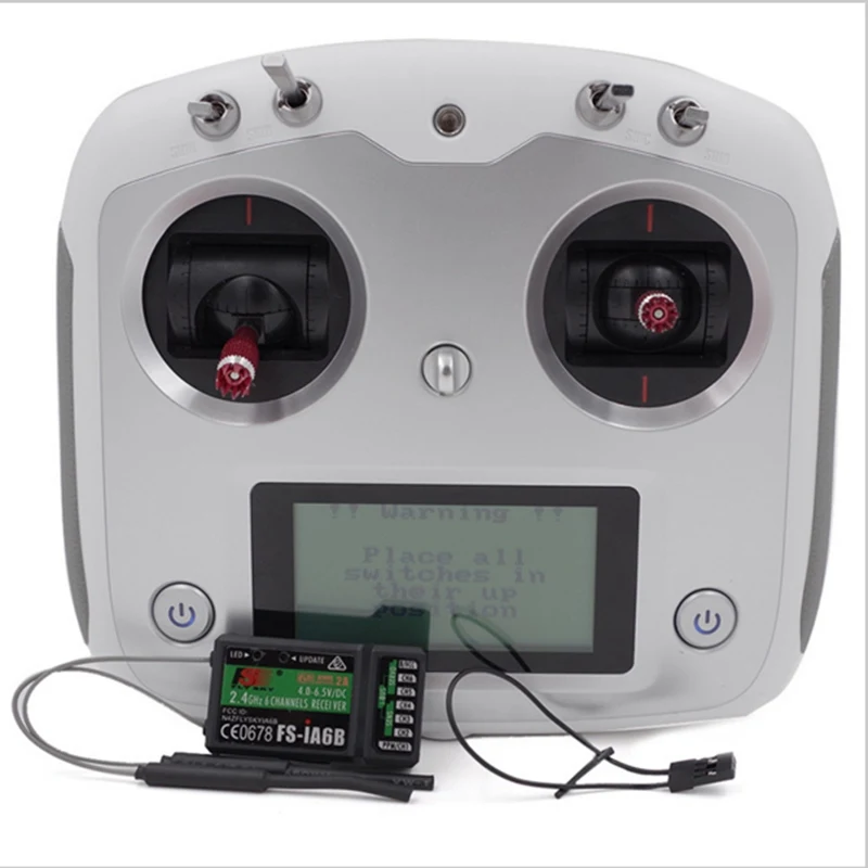 FLYSKY FS i6S 2 4G 10CH AFHDS 2A центрирующий передатчик дроссельной заслонки с держателем iA6B