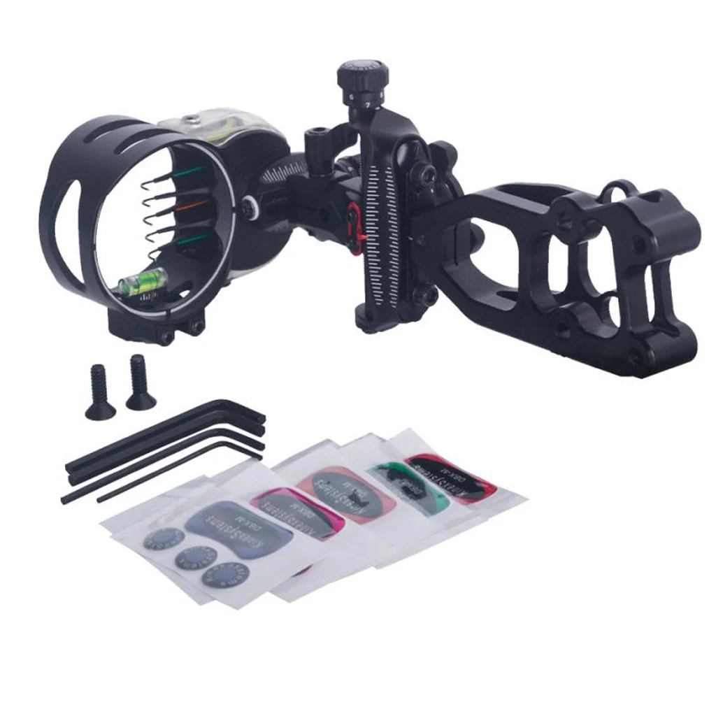 

5 Pin .019 Bow Sight Right Hand Micro Adjustable Bow Sighting Device Kit