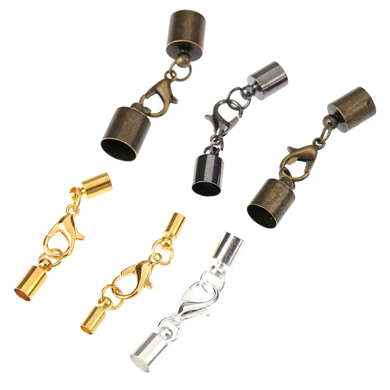 Кожаный шнур браслет Омаров застежки крючки щипцы наконечник колпачки ювелирные