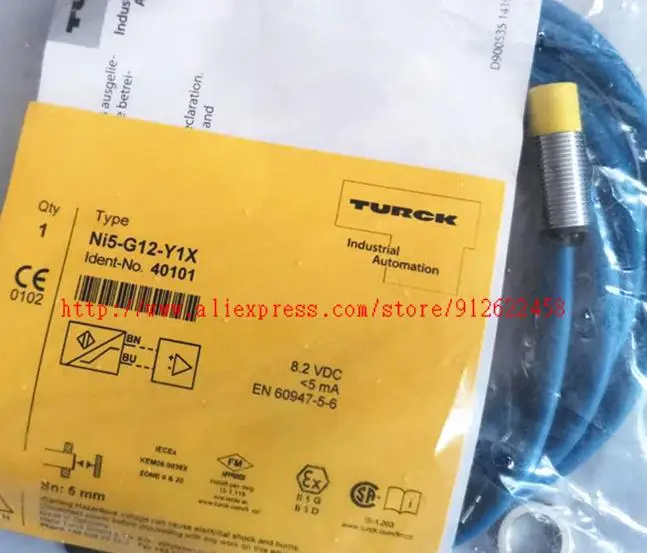 NI5-G12-Y1X Turck новый высококачественный датчик приближения (art.: 3920ba4fa176e) - 3920ba4fa176e