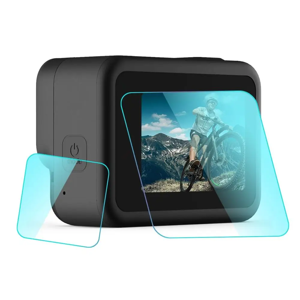 PULUZ для GoPro HERO8 черный объектив + ЖК-дисплей пленка из закаленного стекла