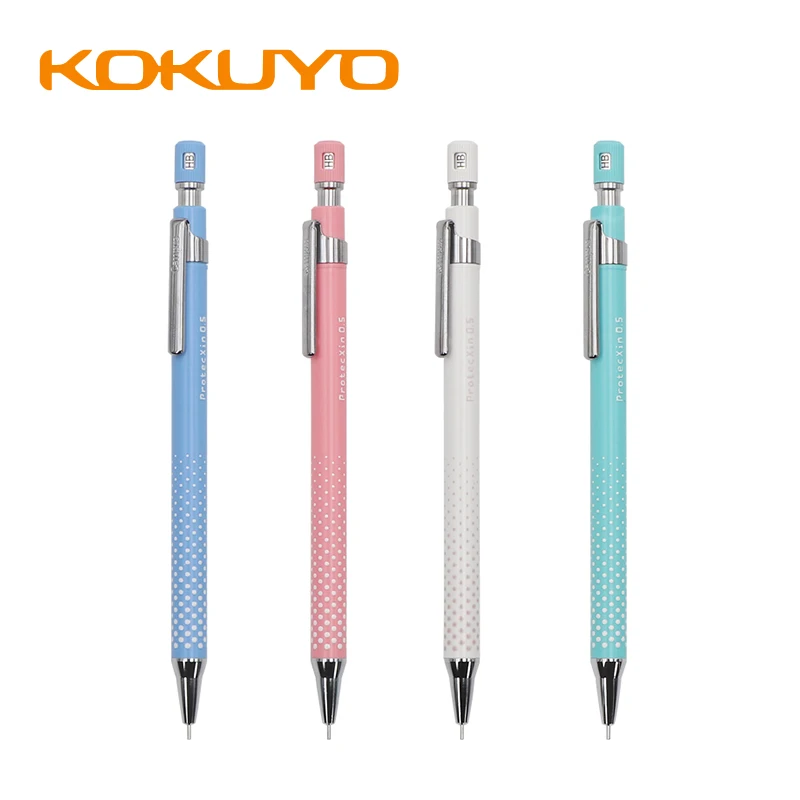 

Kokuyo WSG-PS205 Non-breakable Core Non-slip Pen Body Low Center of Gravity Student Drawing 0.5mm Automatic Pencil