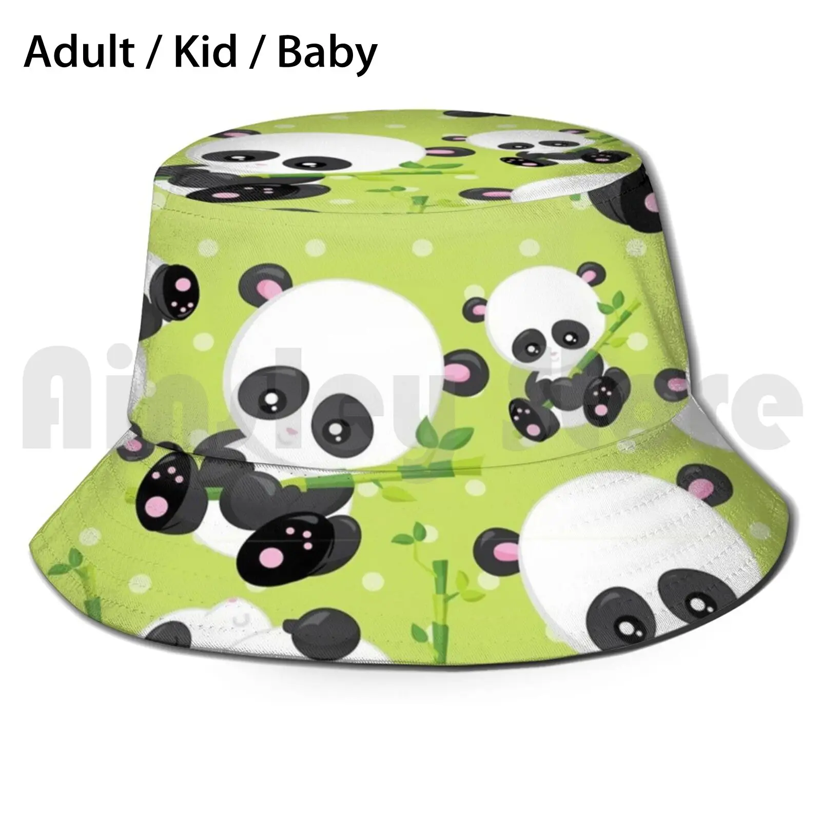 

Складная Солнцезащитная шляпа с УФ-защитой, панда, медведь