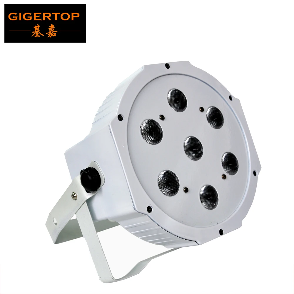 TIPTOP 7x12W Led Par64 90W RGBW Par может светильник DMX сценический ing Быстрая доставка