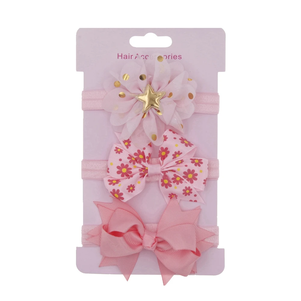 2019 модная Корейская повязка на голову с цветами для маленьких девочек эластичная