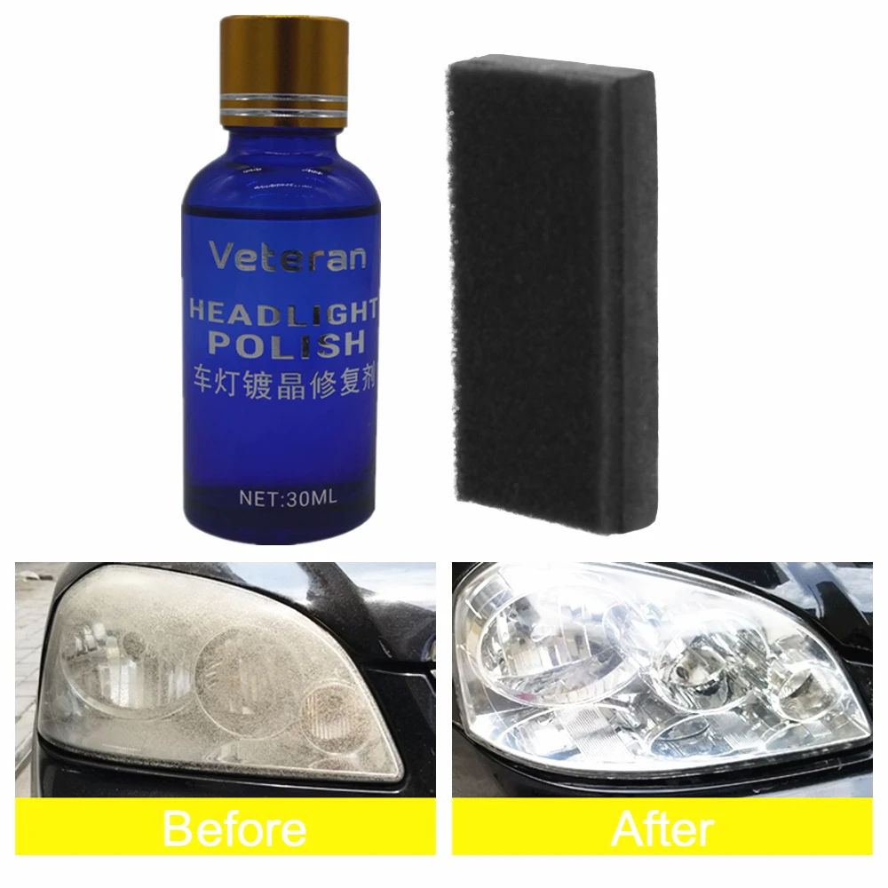 30ML Car Headlight Repair Coating Solution Kit Oxidation Rearview Polishing Anti-scratch Liquid | Автомобили и мотоциклы