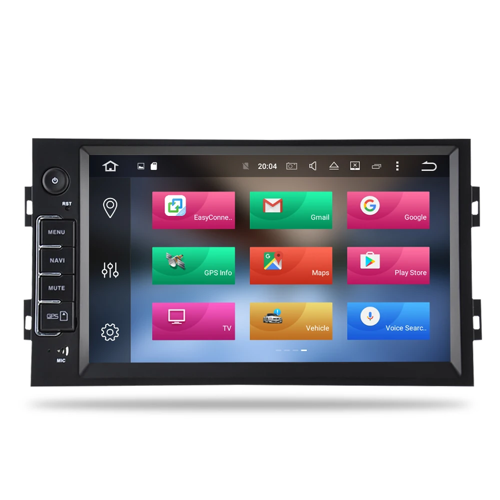 Восьмиядерный 4G RAM Android 9 0 автомобильный DVD плеер GPS навигация Мультимедиа Стерео