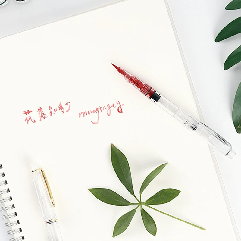 Ручка с мягкой кистью многоразовые чернила акварельная ручка прозрачная