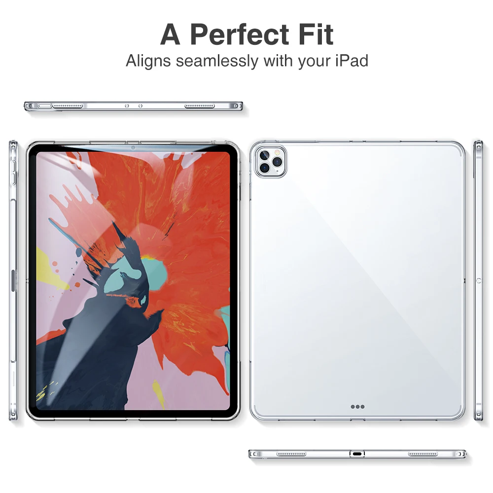 Прозрачный чехол ESR для iPad Air 4 2020/Air 5 2022 10 9 Pro 11 12 2021 тонкий гибкий Mini 6 12.9 - купить по