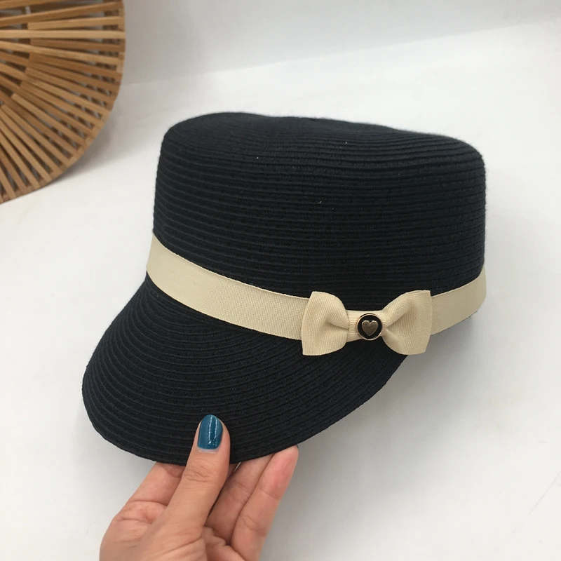 Военные Шляпы Козырьки весна лето женская Британская мода шляпа путешествия