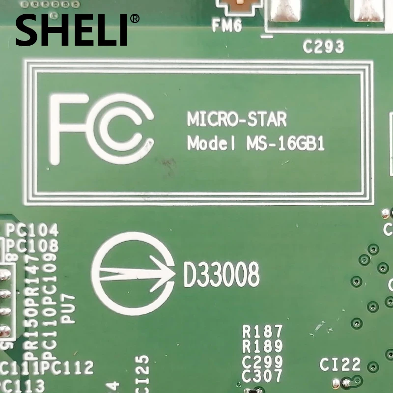 Шели для MSI Cx61 серии Материнская плата ноутбука MS-16GB1 MS-16GB 100 тест ОК | Компьютеры и