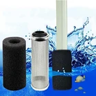 2 предметапартия 5 шт. губка, аквариум фильтр Защитная крышка для аквариума на входе пруд черный пенный фильтр аксессуары