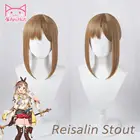 Anihutreisalin Stout Ryza Wig Game, lier Ryza: Ever Darkness  секретное укрытие, косплей, волосы Reisalin Stout Ryza Cosplay