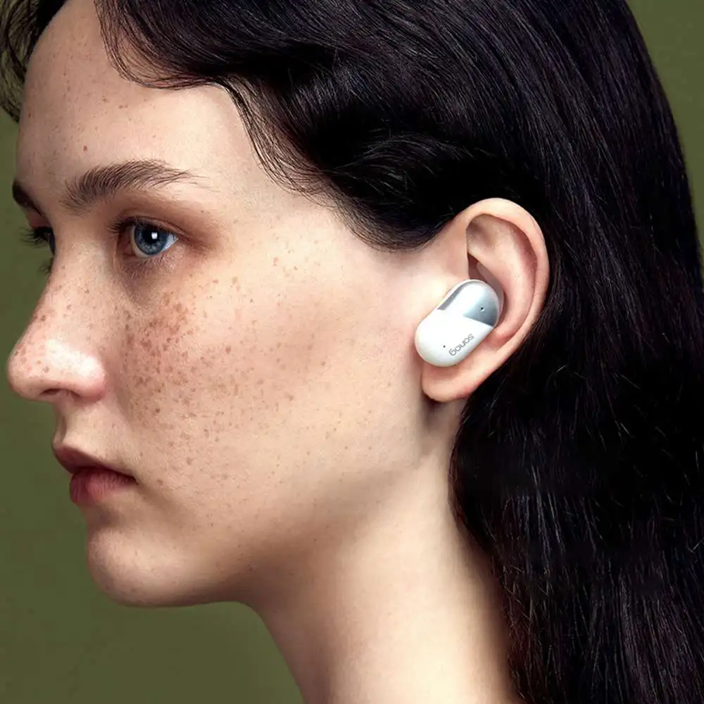 Наушники Sanag P5 с распознаванием отпечатков пальцев Bluetooth 5 0 TWS IPX56 бинауральные
