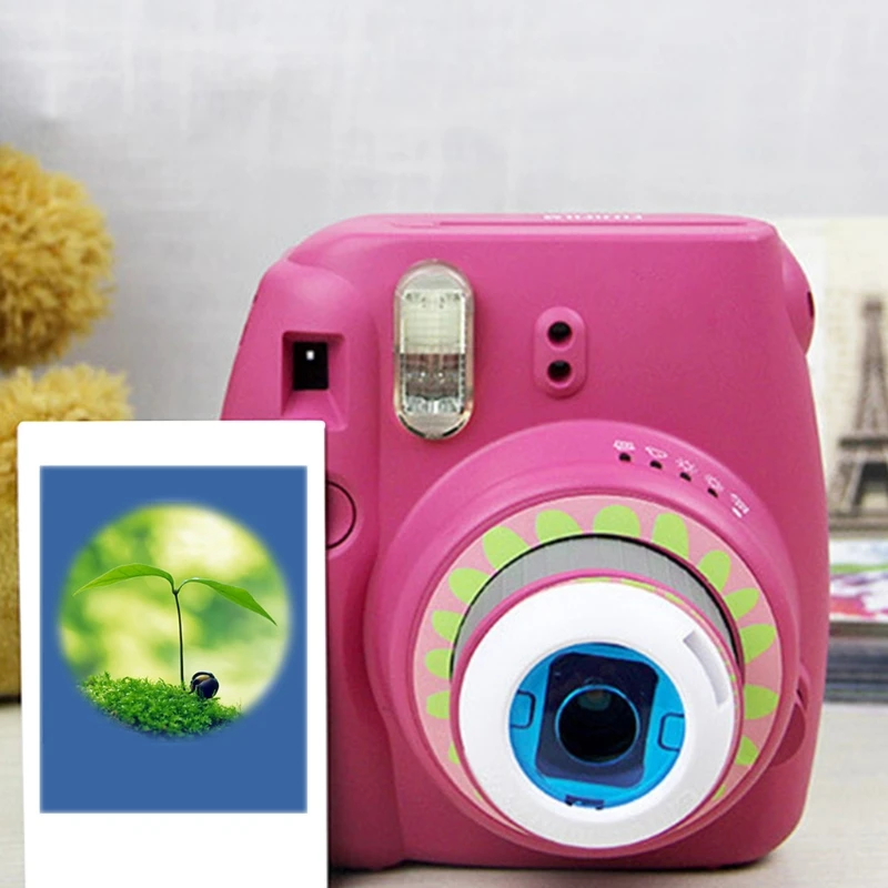 for fujifilm Mini 7s/8/8+/9 Film Camera 5Pcs Color Filter Close-Up Lens |