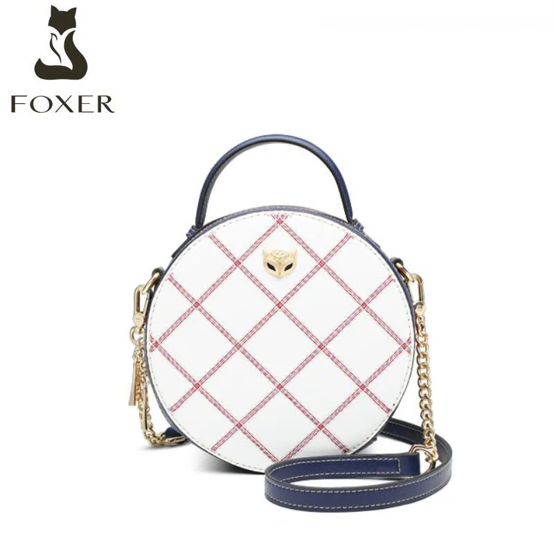 

FOXER Women leather bags luxury handbags women bags designer bags famous brand women bags 2020 new tote bag small cowhide bags
