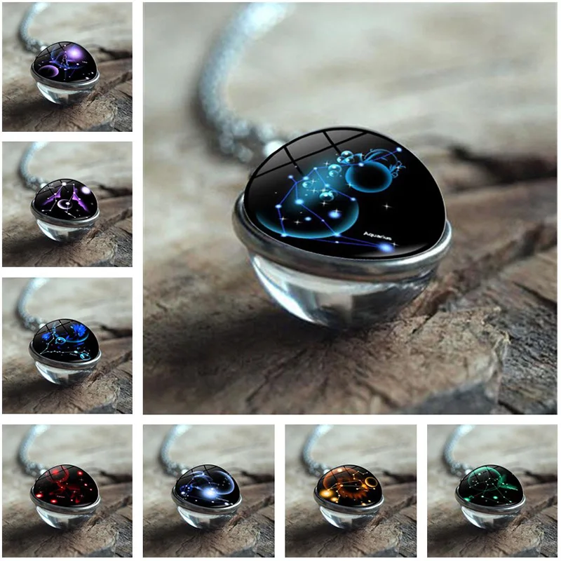 12 созвездий для малышей с принтом Скорпион Стрелец Козерог Водолей Кулон