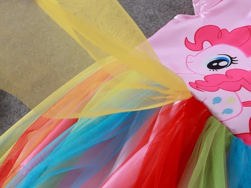 2018 NEW SUMMER My Baby Dress Children little Girl Pony Dresses Cartoon Princess Party Costume Kids Clothes Summer Clothing | Детская