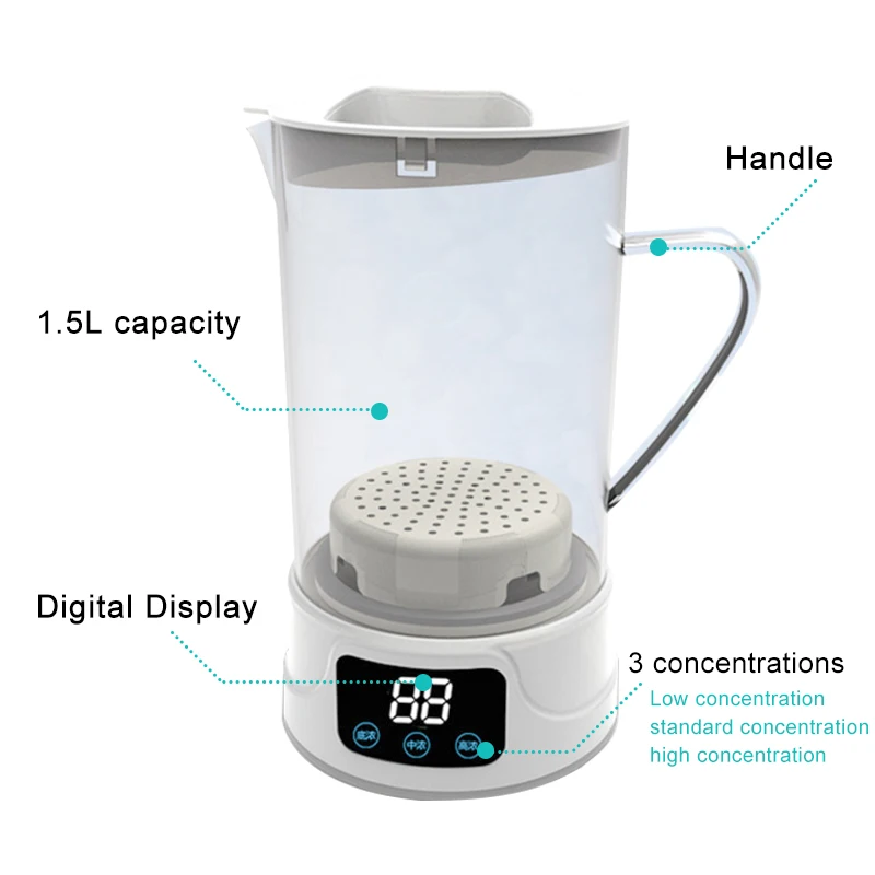 

100-220V 1.5L Electric Sodium Hypochlorite Water Generator Disinfection Water Maker Home Hypochlorous Acid Water Maker Machine
