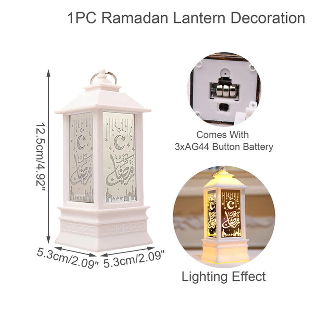 

Lovely Arrival Mini size Ramadan Lantern Lamp Mubarak LED Lights Ornaments Muslim Party Hanging aesthetic room decoration