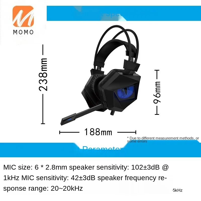 

Bluetooth Wireless Headphone Head-Mounted 7.1 Channel Gaming Headsets Microphone Desktop Computers and Laptop