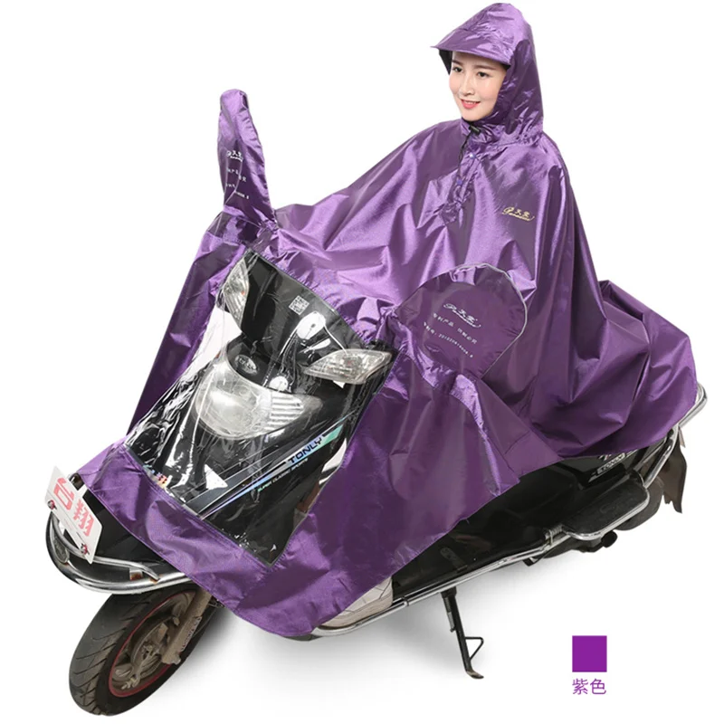 

Womens Rain Coats Waterproof Hood Waterproof Thick Electric Motorcycle Adult Raincoat Chubasquero Hombre Rain Gear AC50RC