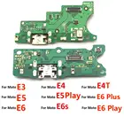 Новая Док-станция с USB-разъемом и гибким кабелем с микрофоном, микрофонная плата для Moto E3 E4 E4T E5 E5 E6 Play Go E6S E7 Plus