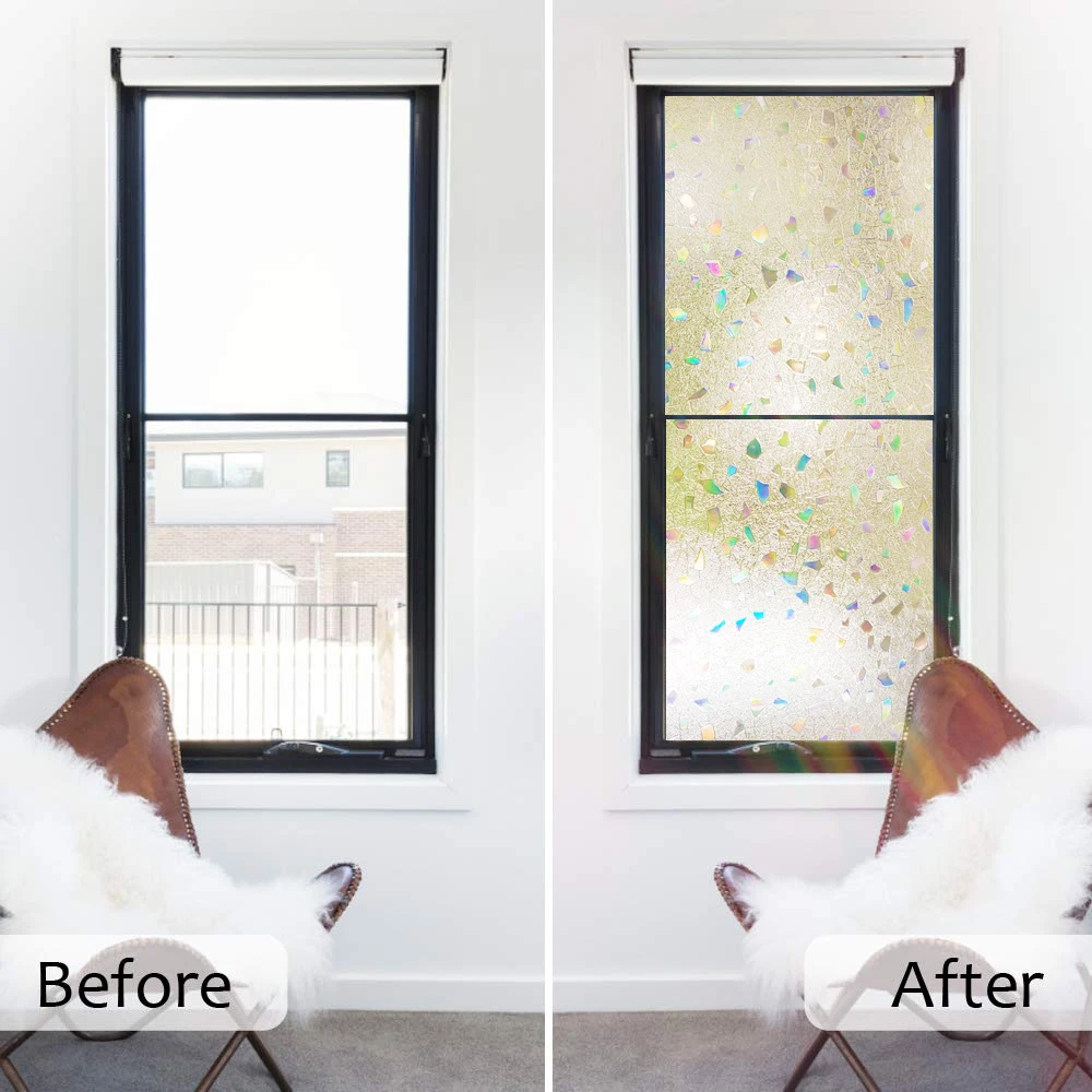 WXSHSH матовая оконная пленка уличная статическая контроль тепла УФ блокировка не