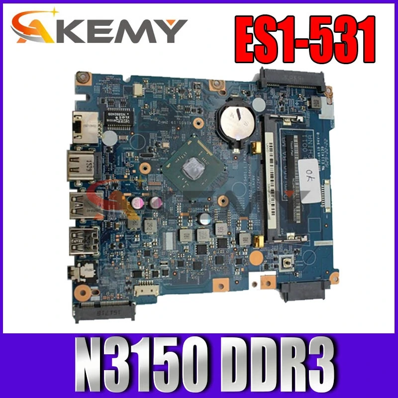 Материнская плата для ноутбука ACER aspire ES1-531 / EX2519 14285-1 448.05302.0011 CPU N3150 DDR3 100%