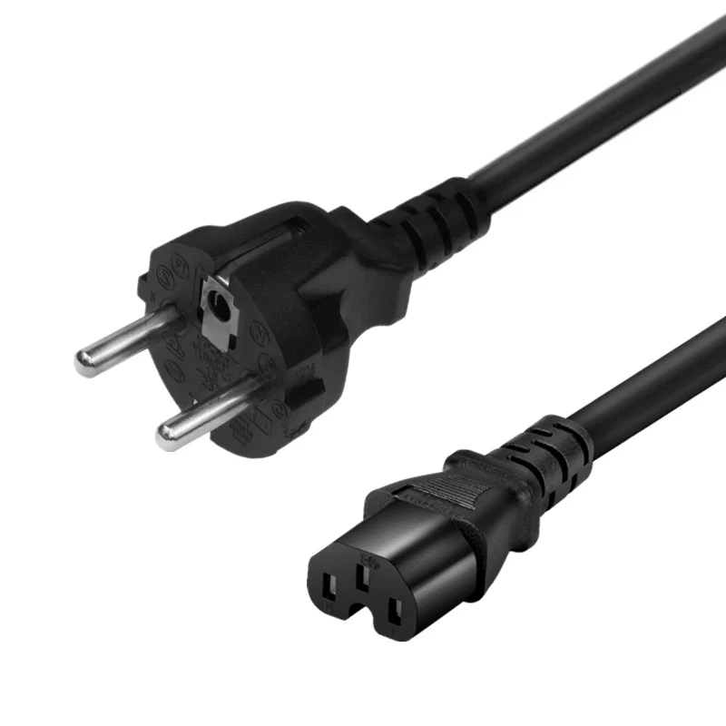 0). 8 метра. 8m кабель питания компьютера (schuko+c13) (3x0. Кабель разъём schuko - iec c7. 75, 220в, 10а, черный, 1.