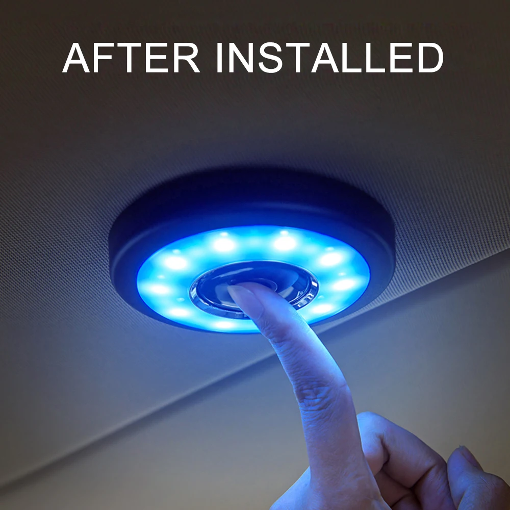 

Universal Car Reading LED Light Interior Lamp Ceiling Lamp USB Charging Rechargeable Wireless LED Easy To Install Automobile DRL
