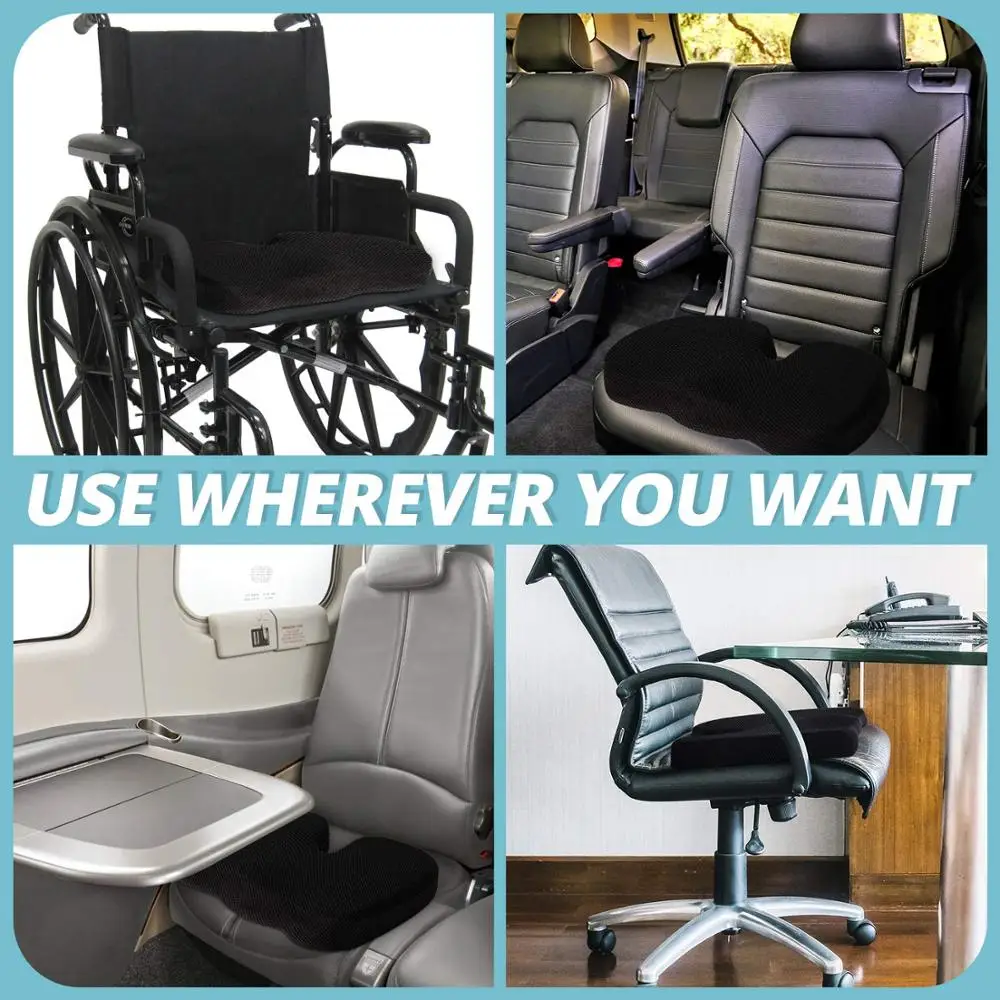 Подушка на сиденье автомобильное прикладом подушкой бедрах для офисного кресла