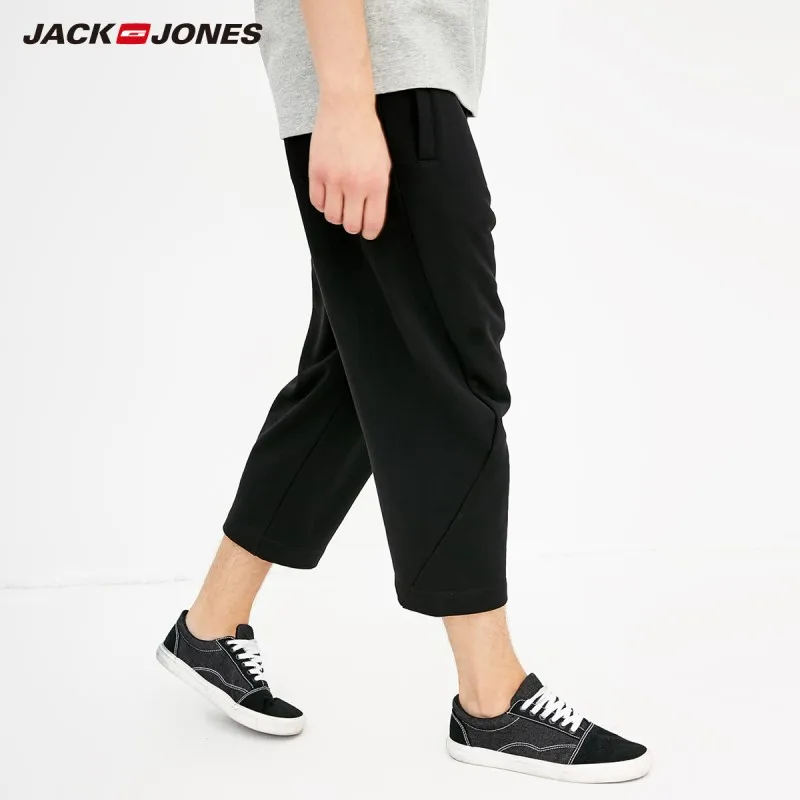 JackJones мужские укороченные брюки из 100% хлопка длиной до щиколотки мужская одежда