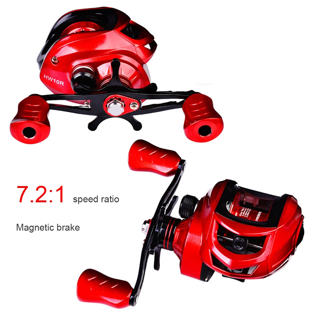 

High Speed 7:2:1 Fishing Reel 10kg Max Drag Bait Casting Water Drop Wheel Left/Right Handed Saltwater Sea Ocean Fishing Accessor