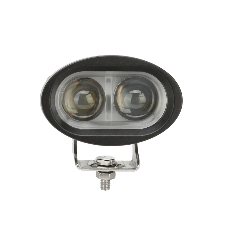 1PC 4D LENS Овальный светодиодный свет работы Универсальный 12 V 24 V 20 W автомобилей мотоциклов прицеп пикап Внедорожник 4X4 дополнительной вождения индикатор фар Туман лампа - Цвет: 1PC 4D LENS