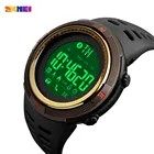 SKMEI светодиодный Дисплей спортивные Для Мужчин's Наручные часы Relogio Masculino мужские электронные часы шагомер расстояние календарь 5Bar Водонепроницаемый